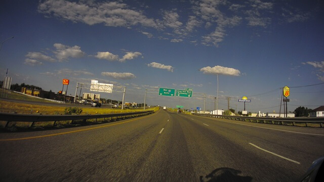 Heading west on I-90 out of Billings, MT.