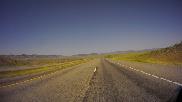 Riding west on I-90 between Bozeman, MT and Butte, MT.