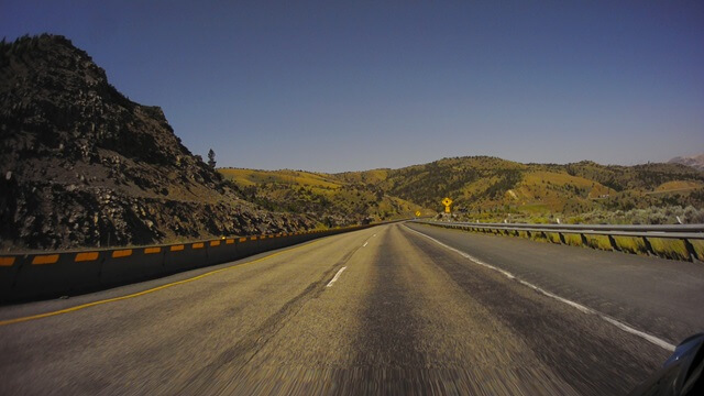 Riding west on I-90 between Bozeman, MT and Butte, MT.