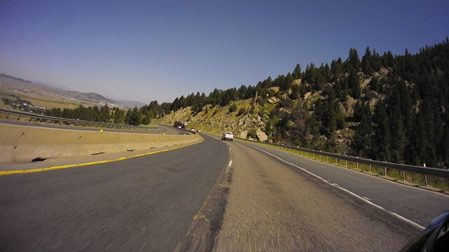 Riding west on I-90 between Bozeman, MT and Butte, MT.