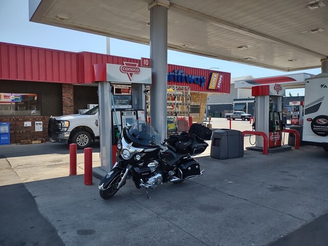 Second gas stop of the day in Butte, MT.