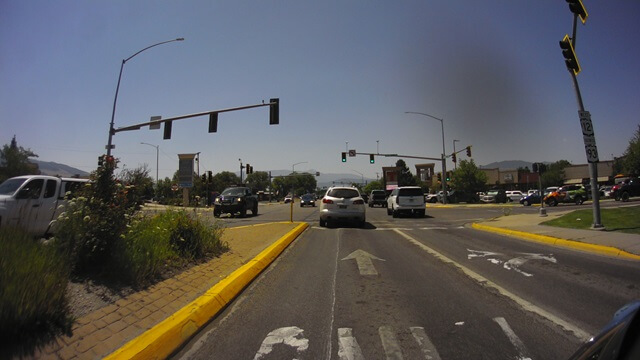 Traffic as I passed through Missoula, MT.