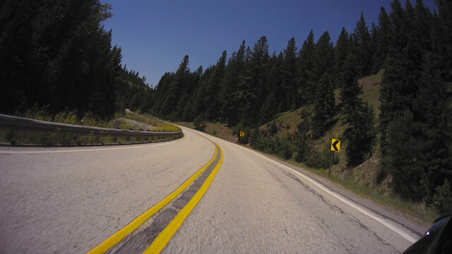 Riding west on highway 12 between Lolo, MT and Kooskia, ID.