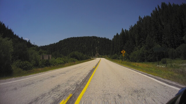 Riding west on highway 12 between Lolo, MT and Kooskia, ID.