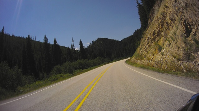 Riding west on highway 12 between Lolo, MT and Kooskia, ID.