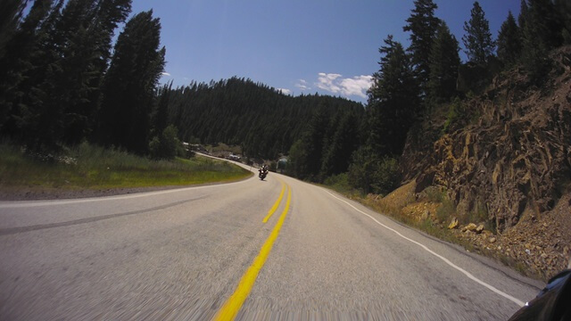 Riding west on highway 12 between Lolo, MT and Kooskia, ID.