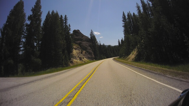 Riding west on highway 12 between Lolo, MT and Kooskia, ID.