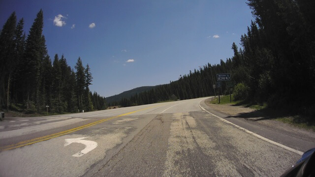 Riding west on highway 12 between Lolo, MT and Kooskia, ID.