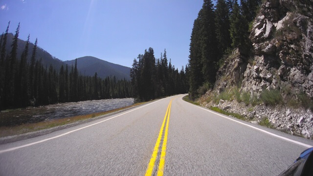 Riding west on highway 12 between Lolo, MT and Kooskia, ID.