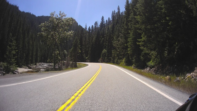 Riding west on highway 12 between Lolo, MT and Kooskia, ID.