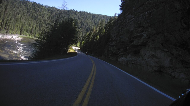 Riding west on highway 12 between Lolo, MT and Kooskia, ID.