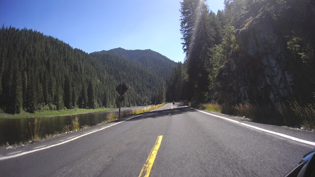 Riding west on highway 12 between Lolo, MT and Kooskia, ID.