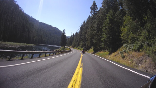 Riding west on highway 12 between Lolo, MT and Kooskia, ID.