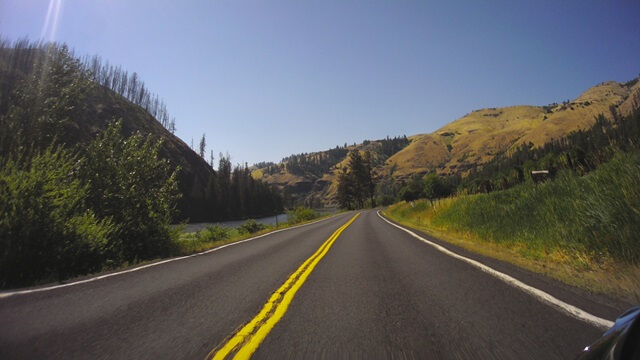 Riding west on highway 12 between Lolo, MT and Kooskia, ID.