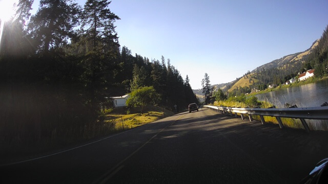 Riding north on highway 12 between Kooskia, ID and Lewiston, ID.