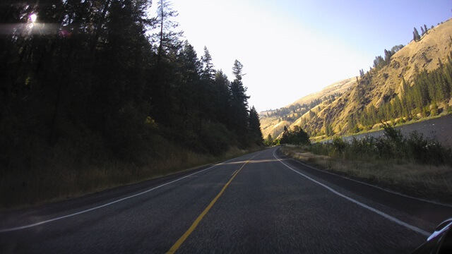 Riding north on highway 12 between Kooskia, ID and Lewiston, ID.