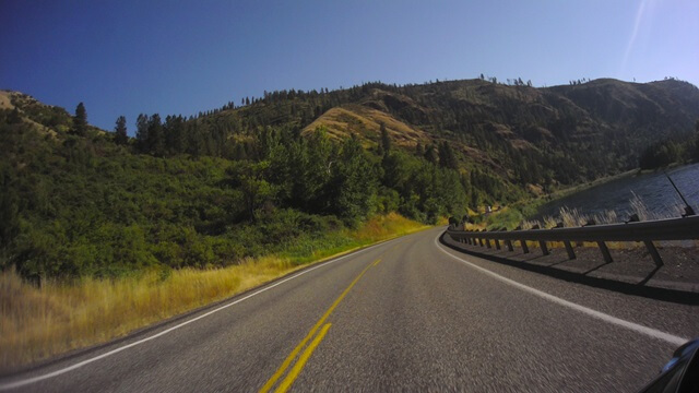 Riding north on highway 12 between Kooskia, ID and Lewiston, ID.