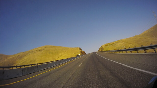 Riding north on highway 95 between Lewiston, ID and Moscow, ID.