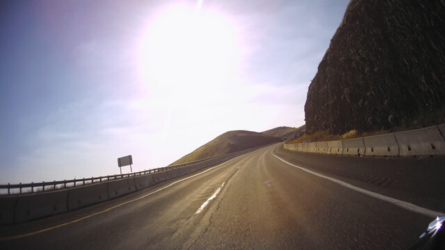 Riding north on highway 95 between Lewiston, ID and Moscow, ID.