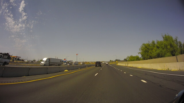 Hopped on I-90 for about 27 miles between Moses Lake, WA and George, WA.