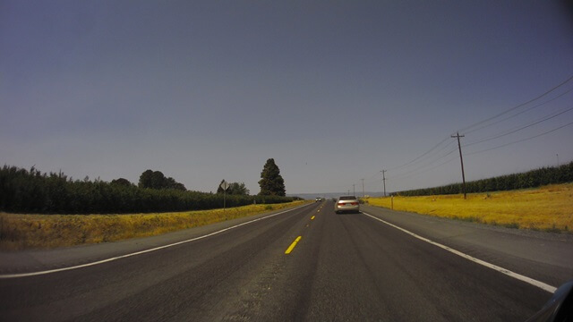 Riding west on highway 28 out of Quincy, WA.