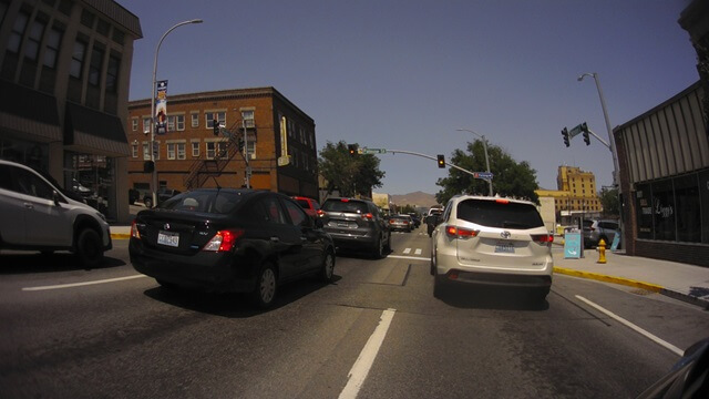 Gridlock in Wenatchee, WA.