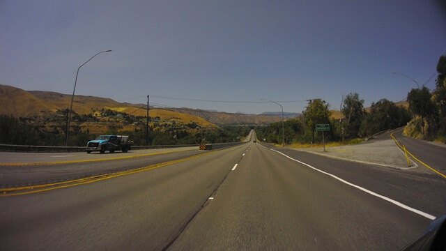 Riding north out of Wenatchee, WA on highway 285.