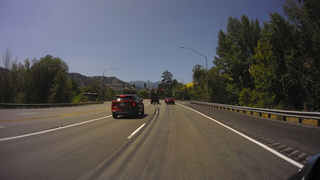 Riding north out of Wenatchee, WA on highway 285.