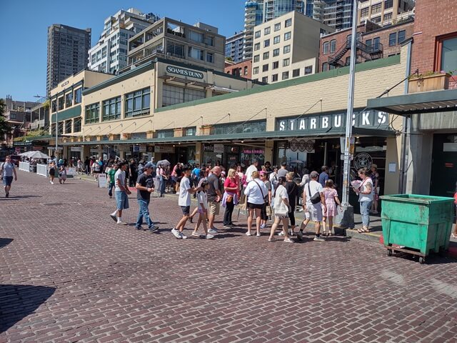 The very first Starbucks coffee shop.