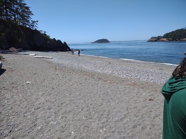 The beach at Deception Pass.