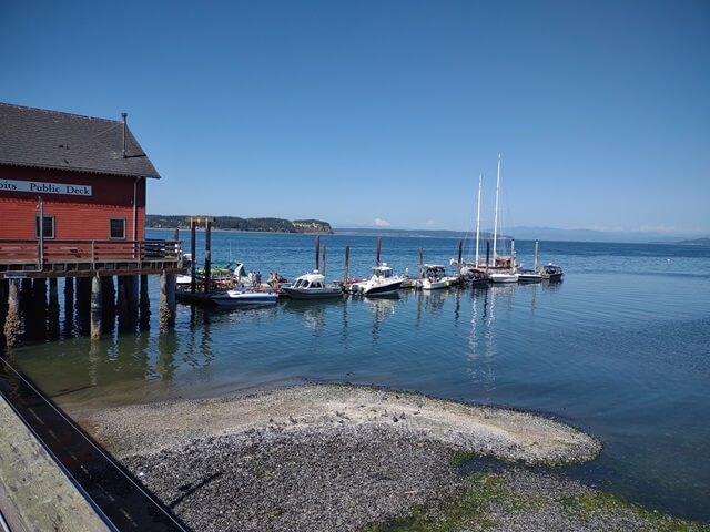 The dock at the Coupeville marina.