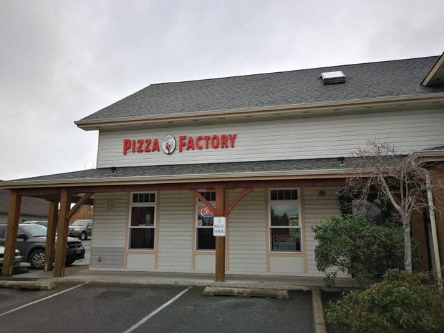 The Pizza Factory in Coupeville, WA.