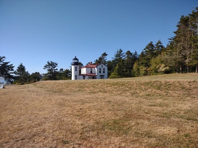 The Admiralty Head Lighthouse at Fort Casey on Whidbey Island.