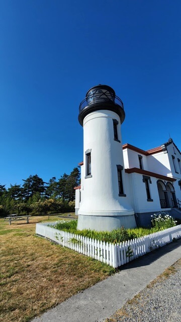 The Admiralty Head Lighthouse at Fort Casey on Whidbey Island.