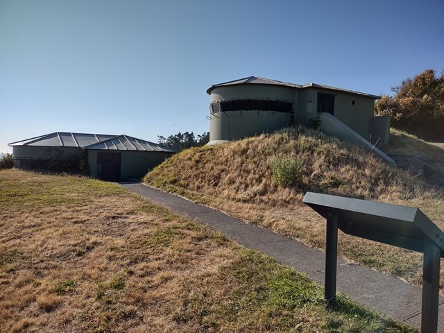 The observation station area at Fort Casey state park.