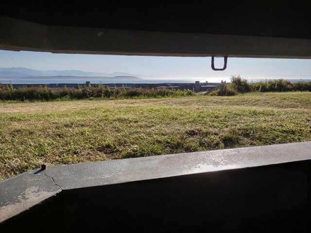 A view of Puget Sound from the observation station.