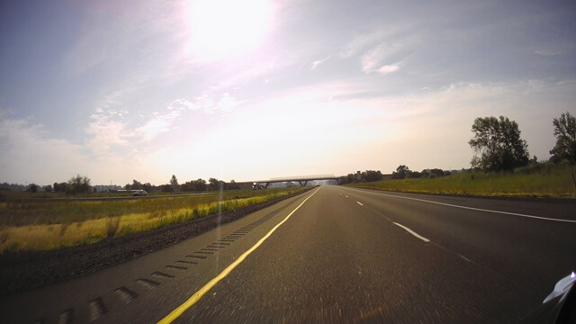 Riding east on I-84 between Boardman, OR and Pendleton, OR.