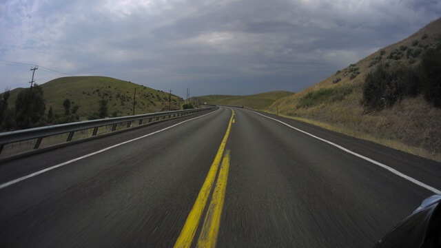 Riding south on highway 95 between Cambridge, ID and Ingard, ID.