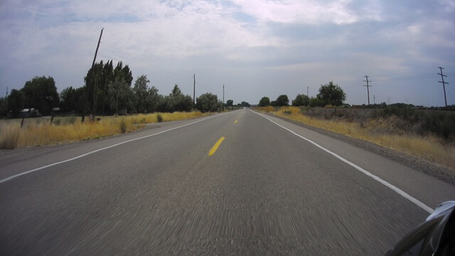 Riding south on highway 95 between Cambridge, ID and Ingard, ID.