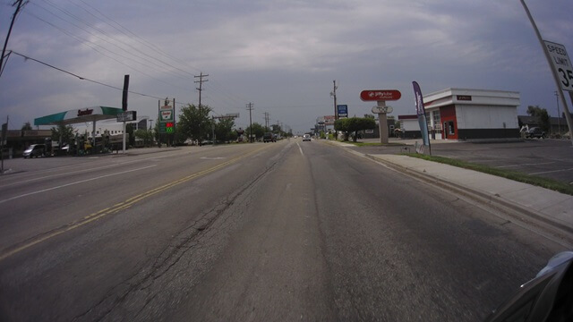 Riding through Ingard, ID.