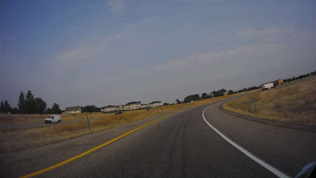 The onramp onto I-84 east in Meridian, ID.