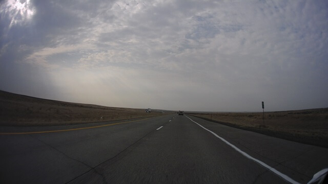 It looked like I was going to get rained on east of Boise.