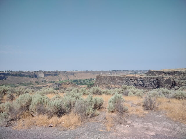 The Snake River canyon in Twin Falls, ID.