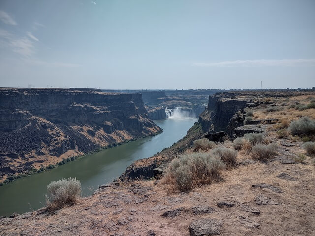 Shoshone Falls in the Snake River Canyon near Twin Falls, ID.