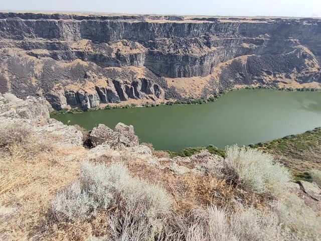 The Snake River Canyon near Twin Falls, ID.