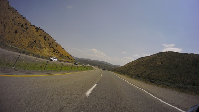 Riding east on I-84 between Twin Falls, ID and Tremonton, UT.