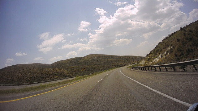 Riding east on I-84 between Twin Falls, ID and Tremonton, UT.