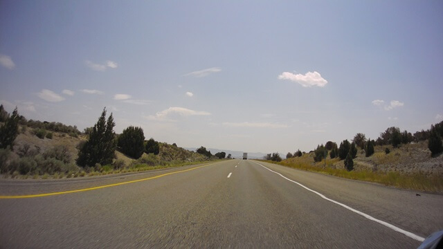 Riding east on I-84 between Twin Falls, ID and Tremonton, UT.