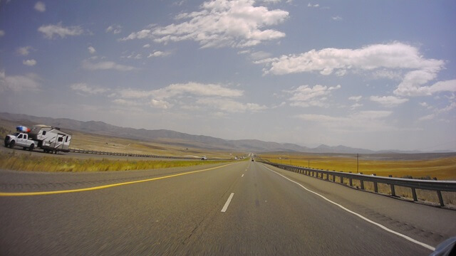 Riding east on I-84 between Twin Falls, ID and Tremonton, UT.