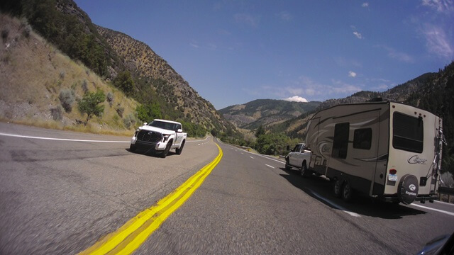 Riding on highway 89 between Logan, UT and Garden City, UT.